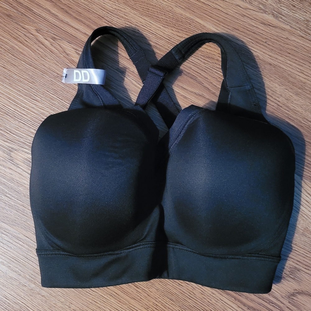 GOIN 2 MKT SOON NWT black Adidas 32dd Boost Energy bra sport support underwire